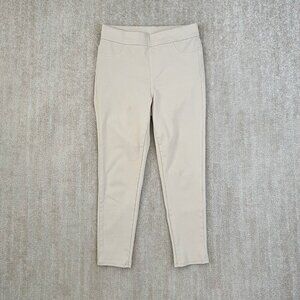 3 for $6 Time And Tru Crop Pull On Beige Jeggings Skinny Pants S 4-6